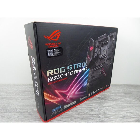 ASUS ROG Strix B550-F Gaming Motherboard AM4 ATX DDR4 PCIe 4.0 2.5G LAN RGB - Picture 1 of 6